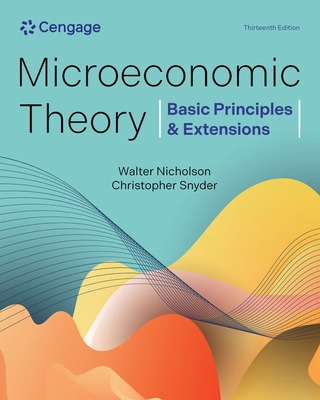 Microeconomic Theory: Basic Principles and Extensions cover